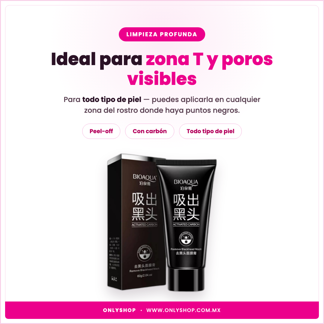 Black Mask Peel-Off Bioaqua — ideal para | OnlyShop