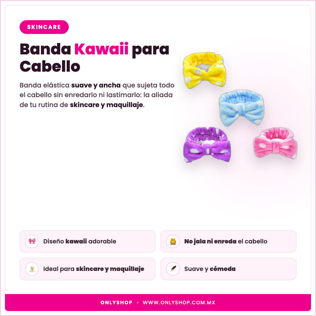 Banda Kawaii — descripción y beneficios | OnlyShop