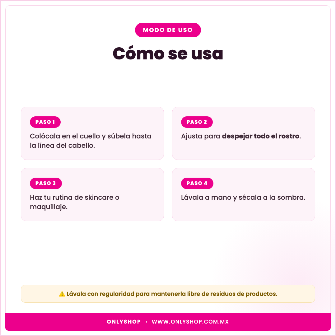 Banda Kawaii — modo de uso | OnlyShop