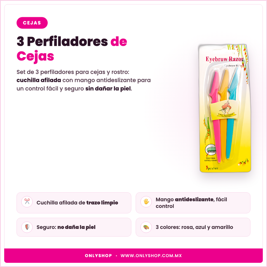 3 Perfiladores de Cejas — descripción y beneficios | OnlyShop