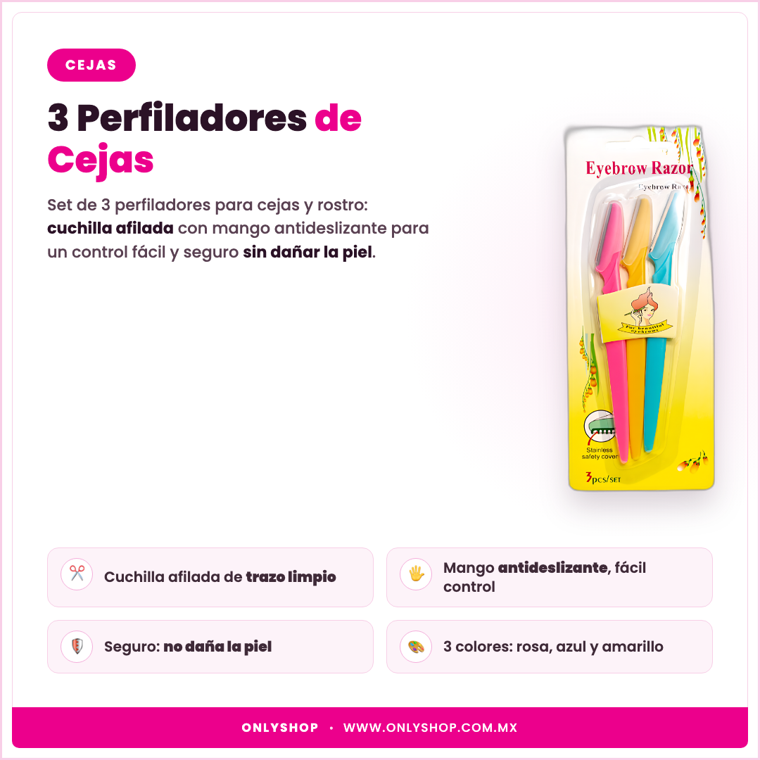 3 Perfiladores de Cejas — descripción y beneficios | OnlyShop