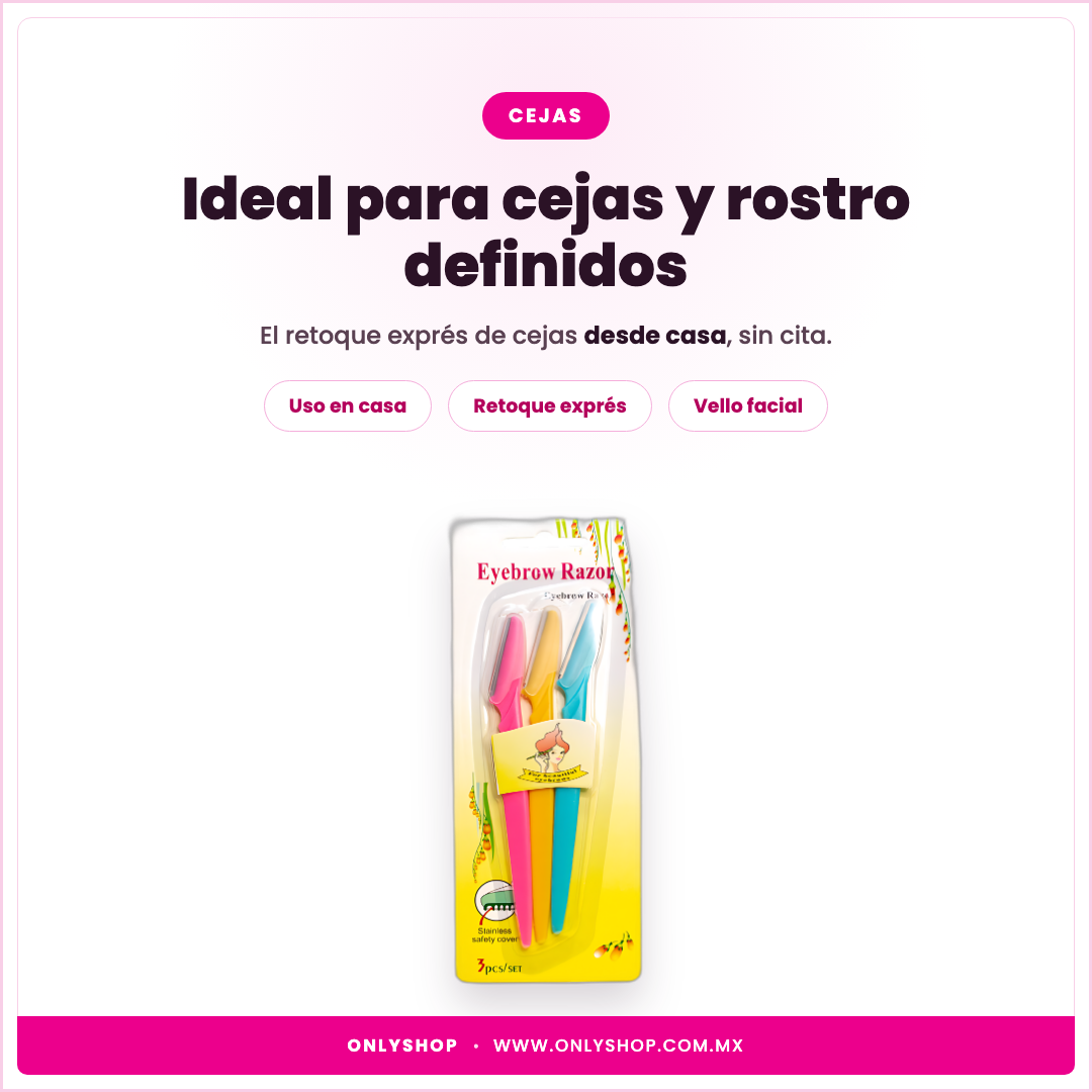 3 Perfiladores de Cejas — ideal para | OnlyShop