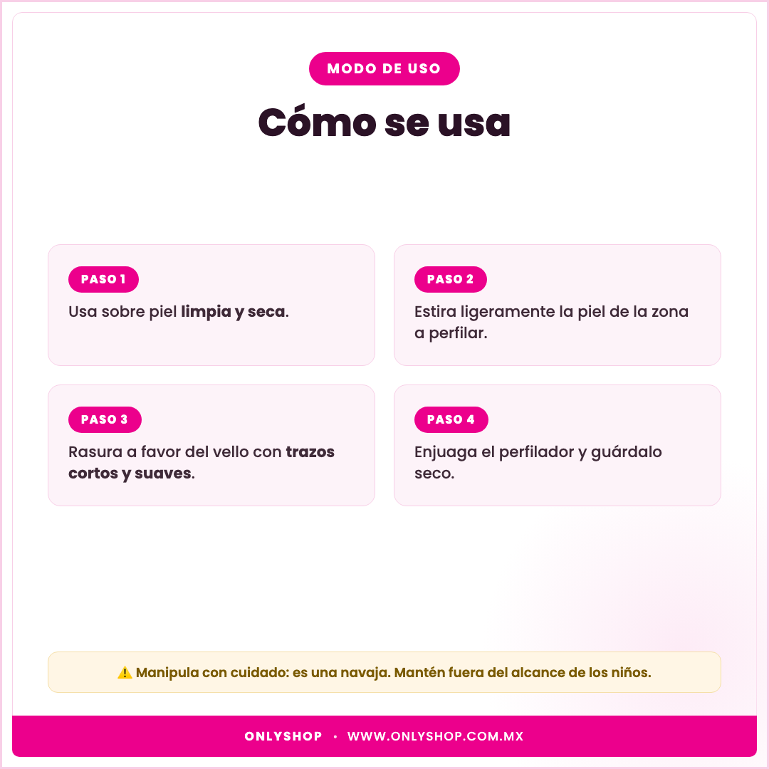 3 Perfiladores de Cejas — modo de uso | OnlyShop