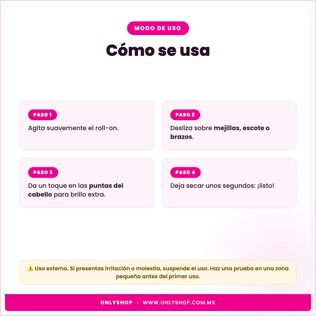 Polvo de Hadas Iluminador — modo de uso | OnlyShop