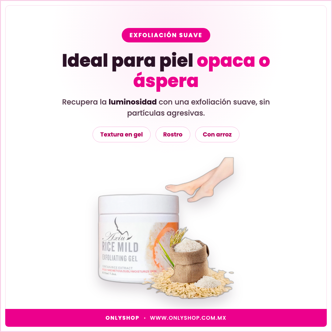 Exfoliante de Arroz Axiu — ideal para | OnlyShop