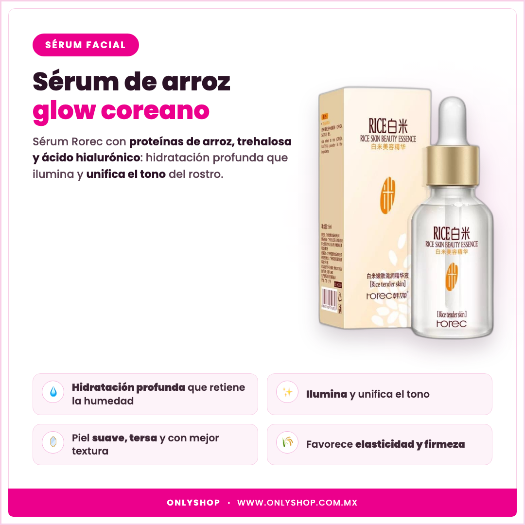 Sérum de Arroz Rorec — descripción y beneficios | OnlyShop