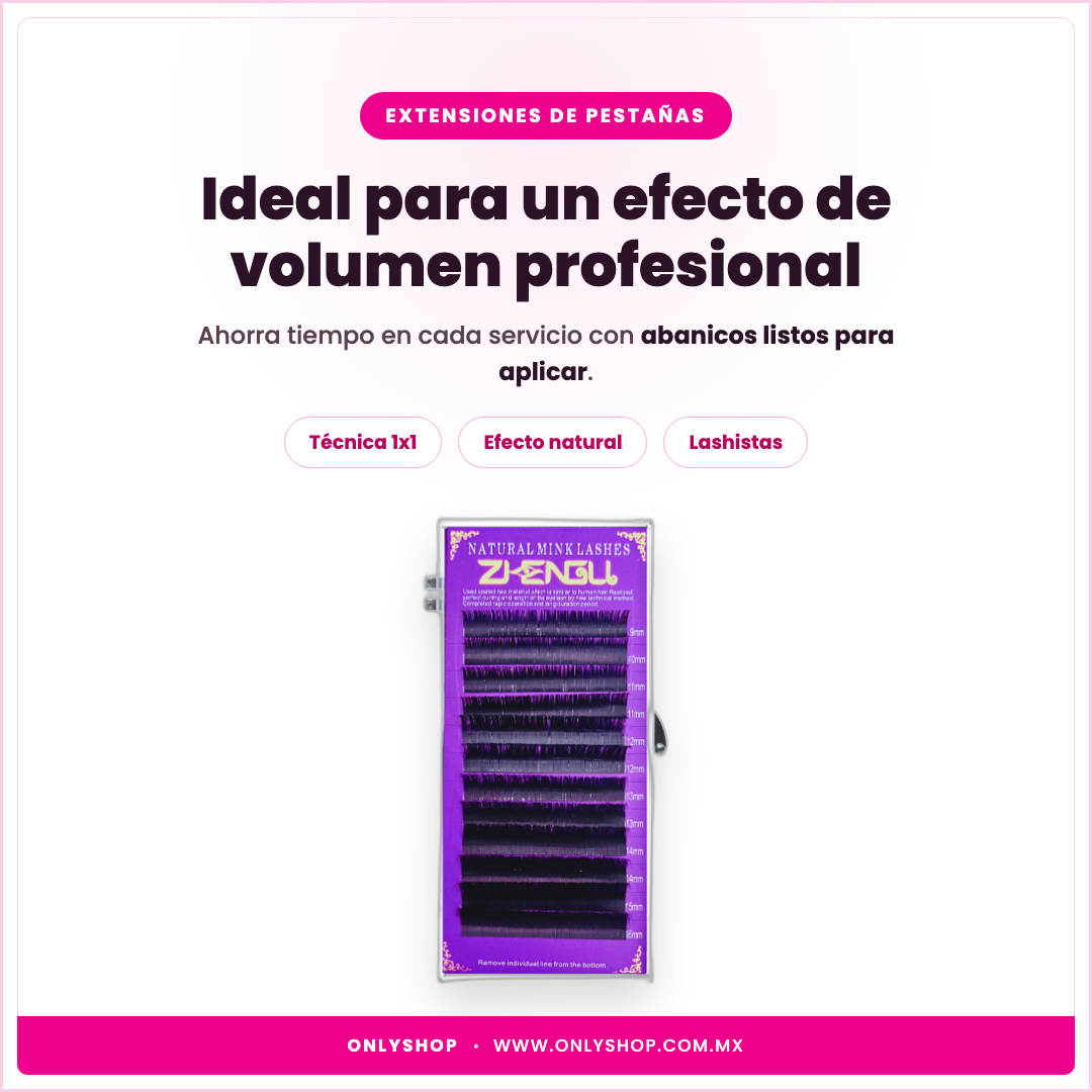 Blister Mink 1x1 — ideal para | OnlyShop
