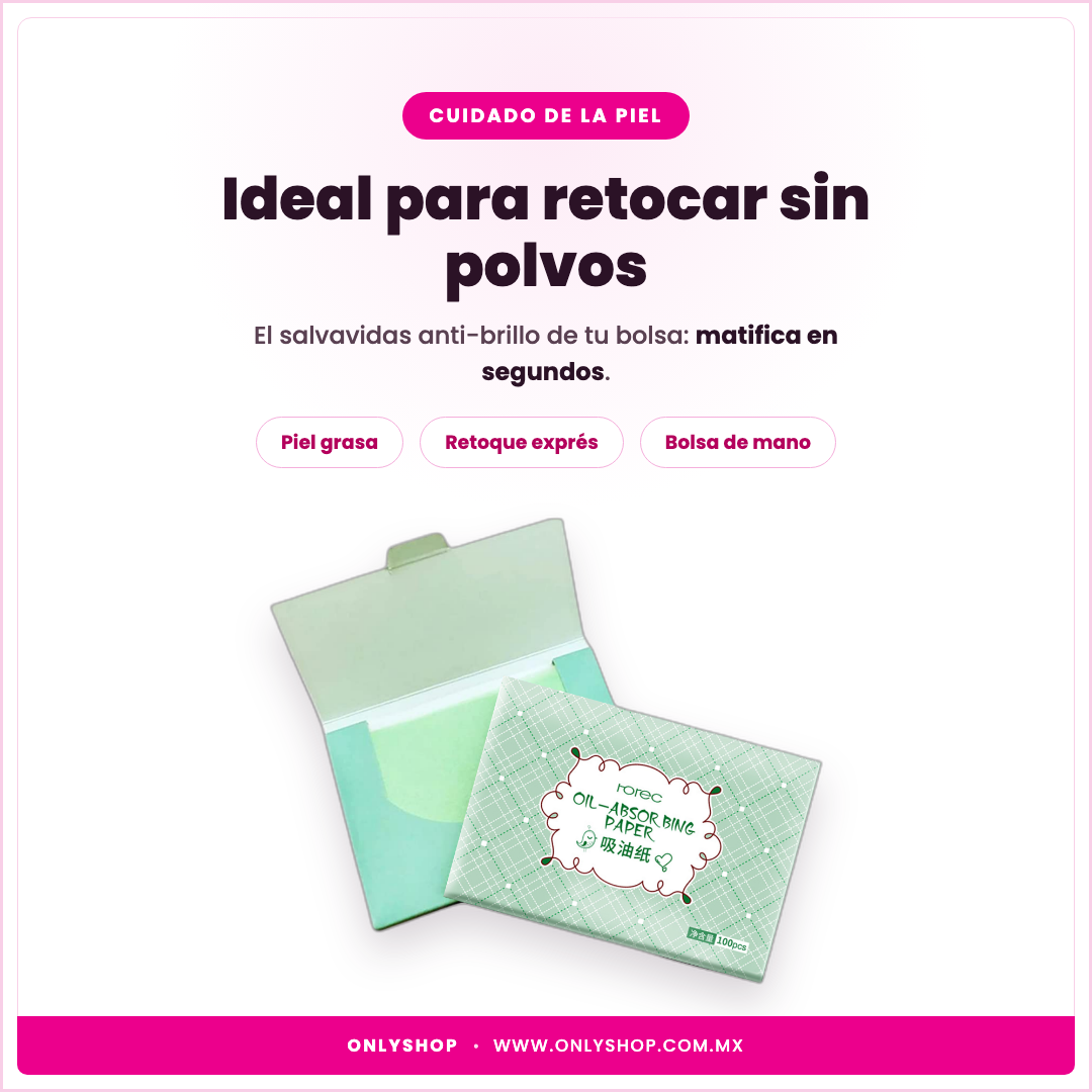 100 Papeles Té Verde — ideal para | OnlyShop
