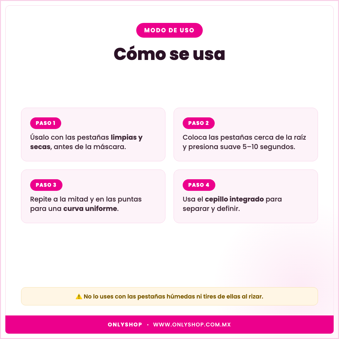 Enchinador Sirena — modo de uso | OnlyShop