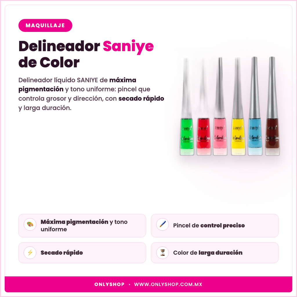 Delineador Saniye — descripción y beneficios | OnlyShop