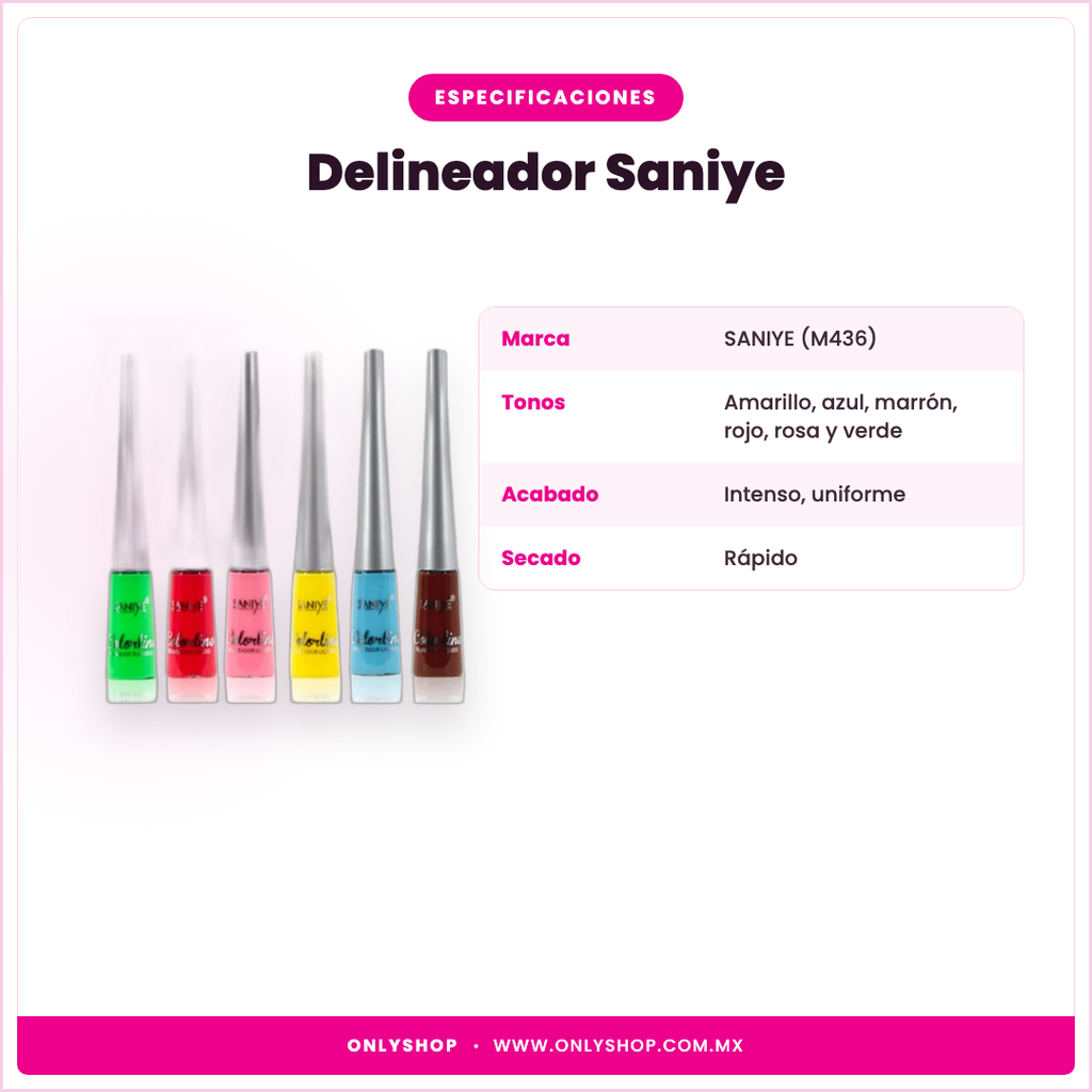 Delineador Saniye — especificaciones | OnlyShop