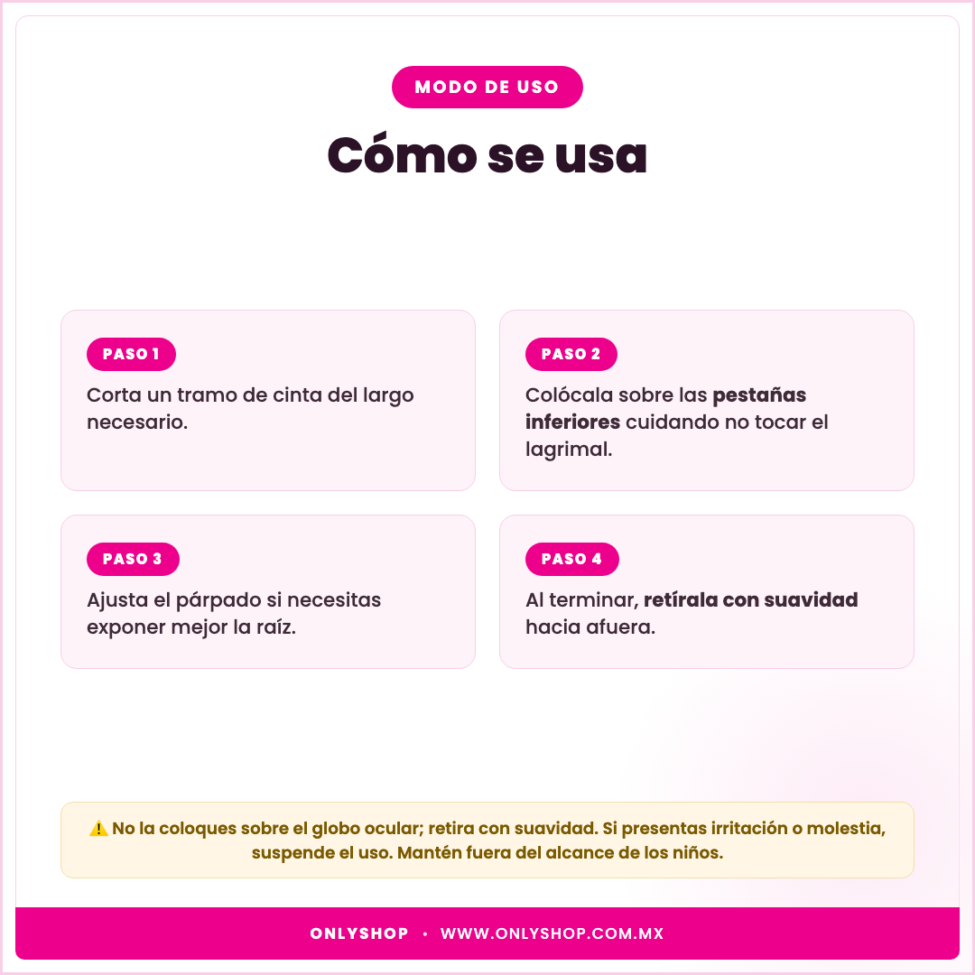 Cinta Micropore — modo de uso | OnlyShop