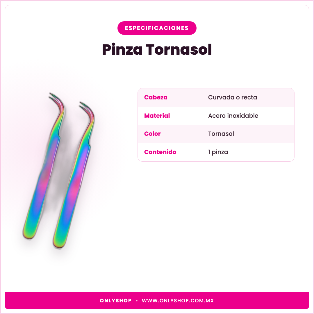 Pinza Tornasol — especificaciones | OnlyShop