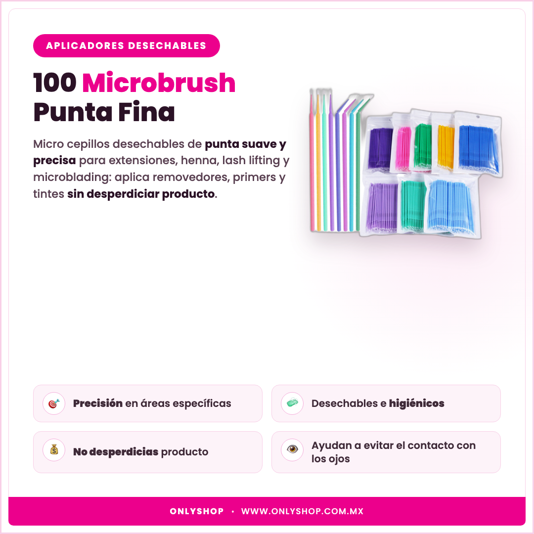 100 Microbrush — descripción y beneficios | OnlyShop