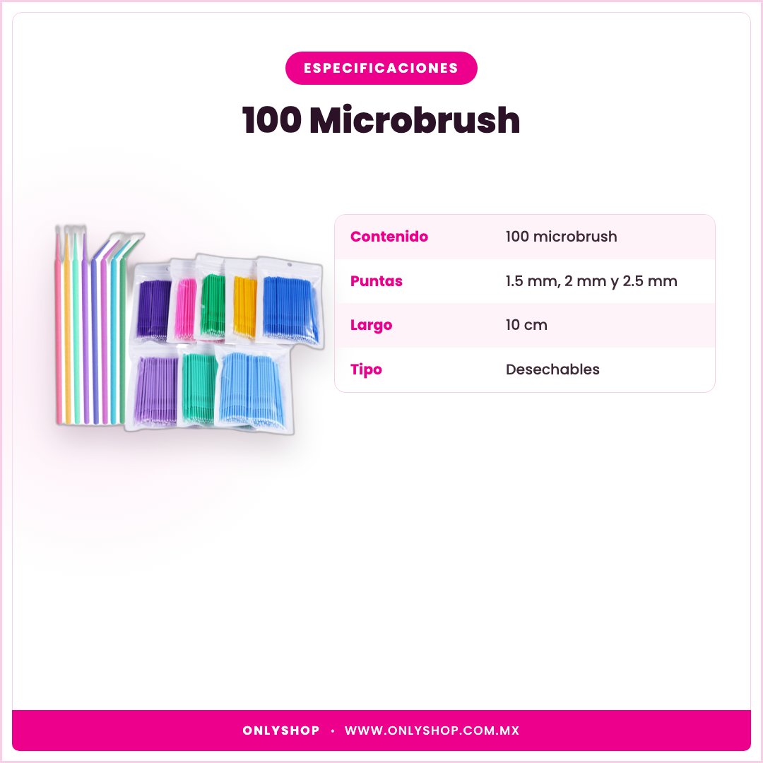 100 Microbrush — especificaciones | OnlyShop