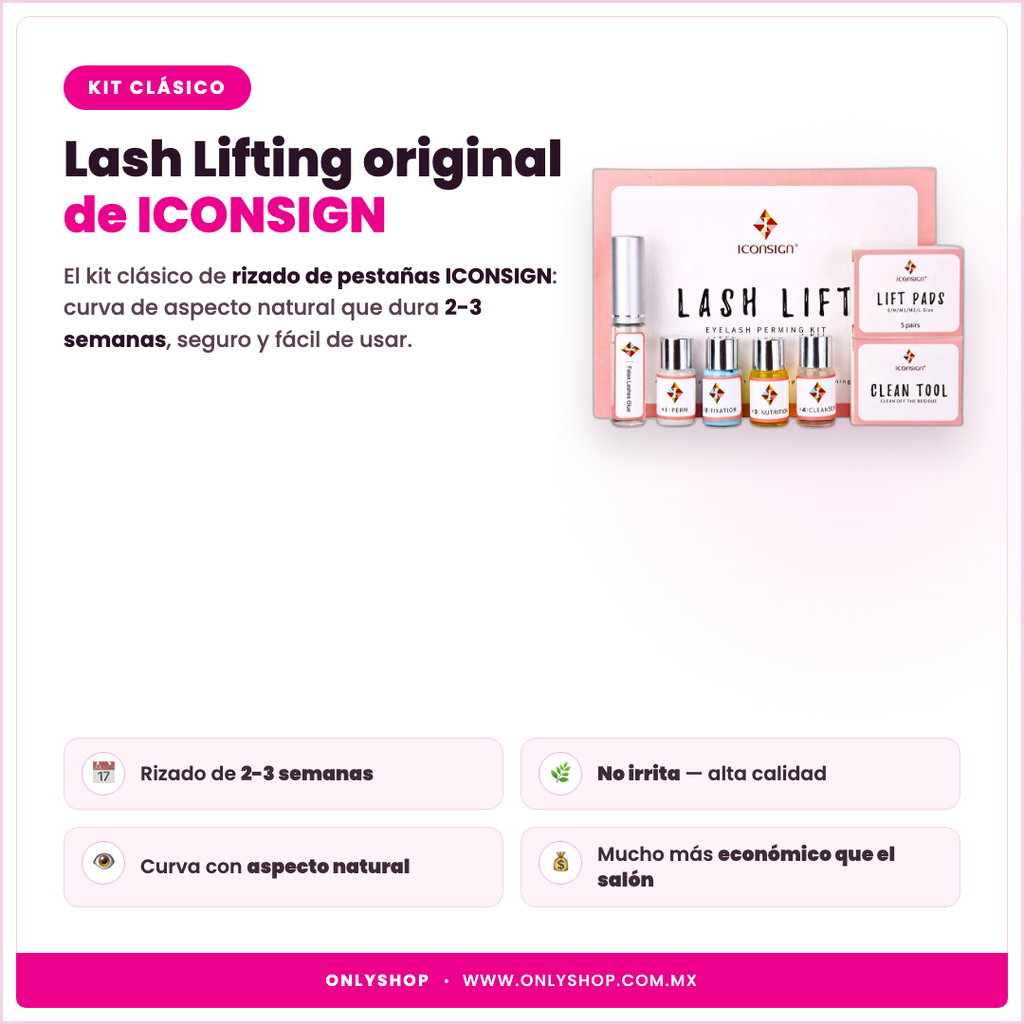 Kit Lash Lifting ICONSIGN — descripción y beneficios | OnlyShop