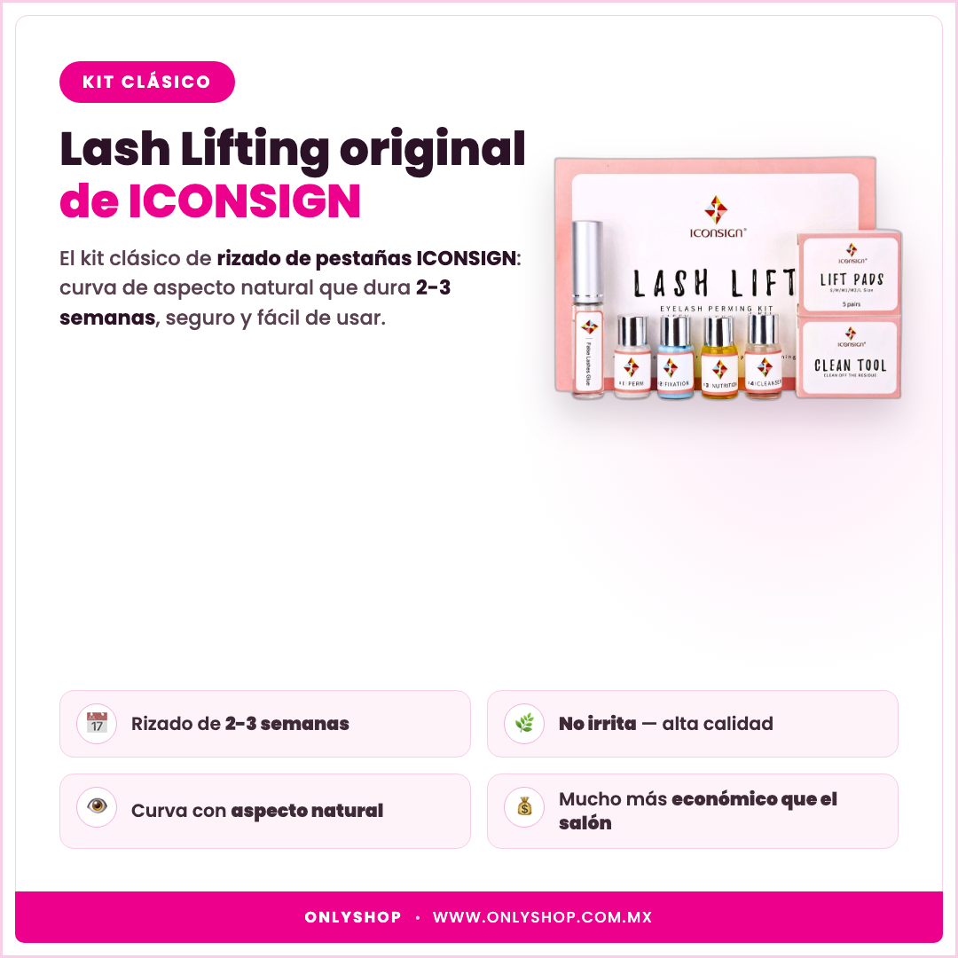 Kit Lash Lifting ICONSIGN — descripción y beneficios | OnlyShop