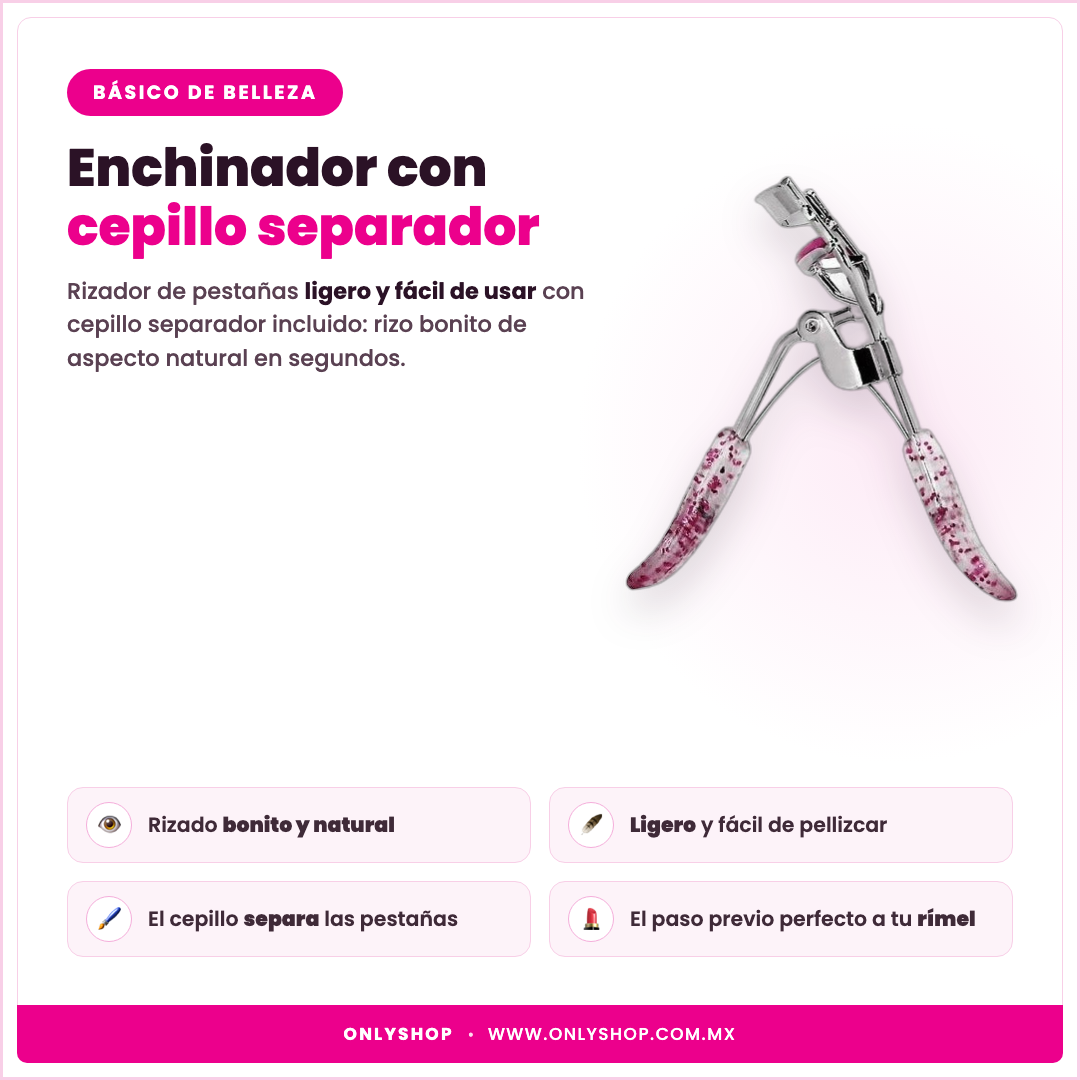 Enchinador de Pestañas — descripción y beneficios | OnlyShop
