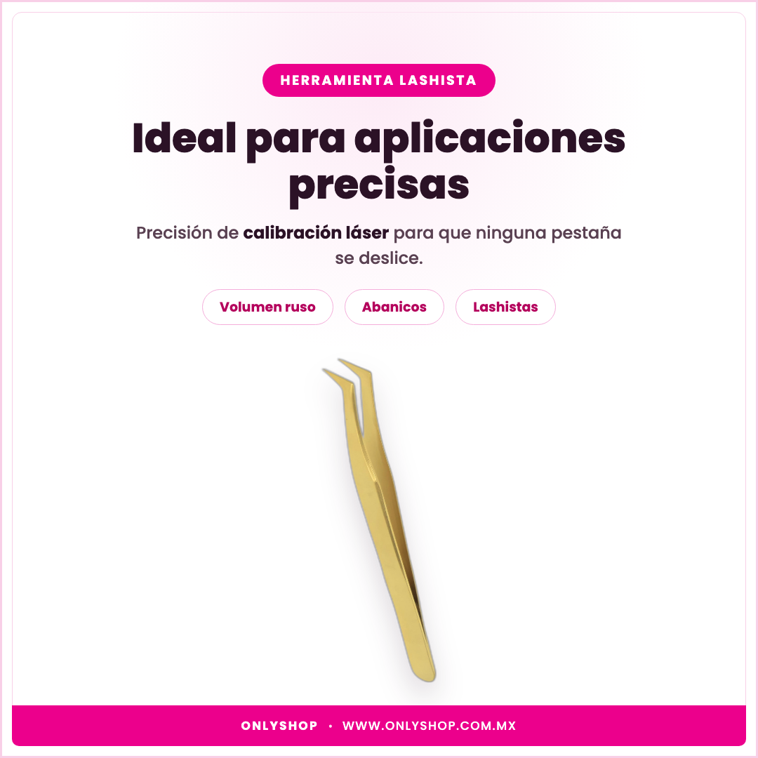 Pinza Dorada Volumen — ideal para | OnlyShop