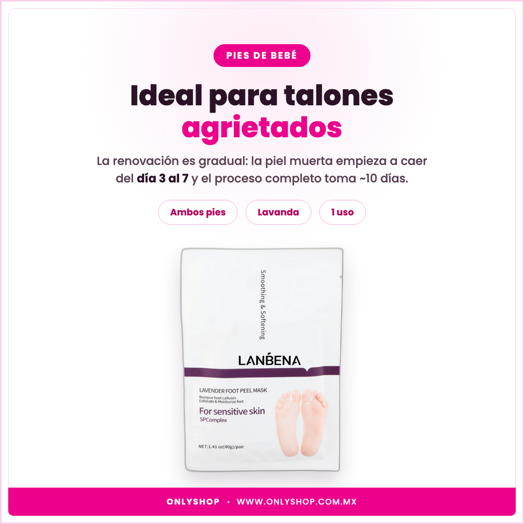 Mascarilla de Pies Lanbena — ideal para | OnlyShop