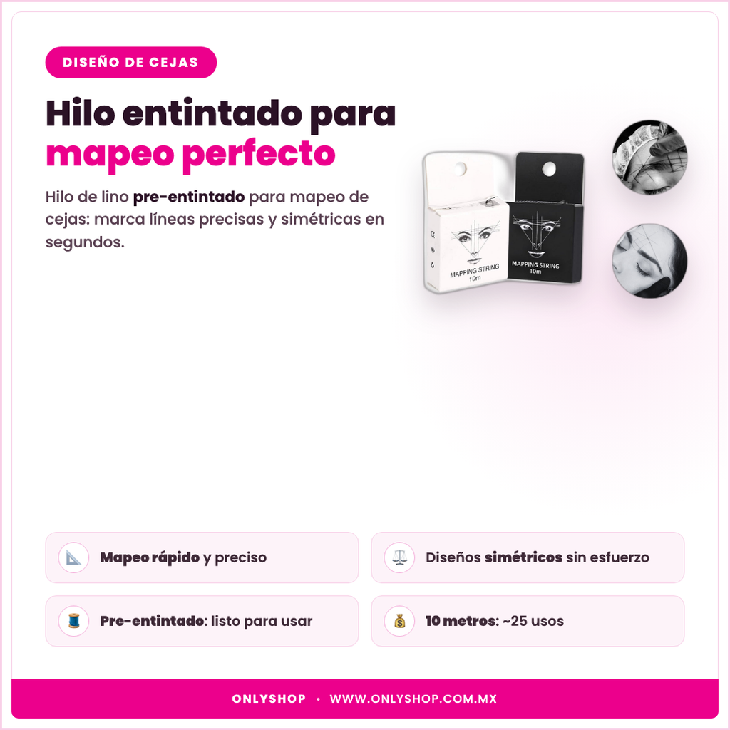 Hilo Entintado de Cejas — descripción y beneficios | OnlyShop