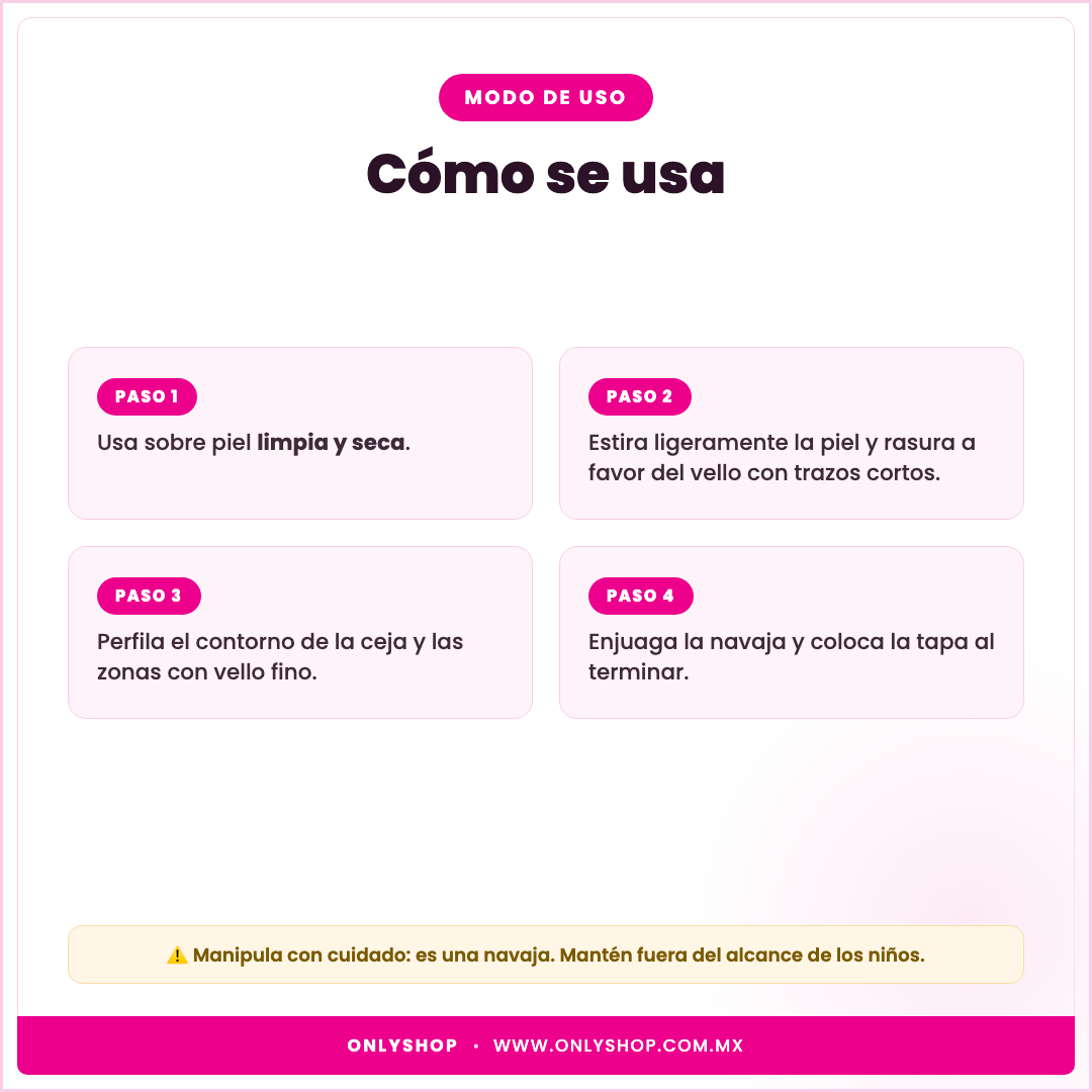 30 Perfiladores de Cejas — modo de uso | OnlyShop