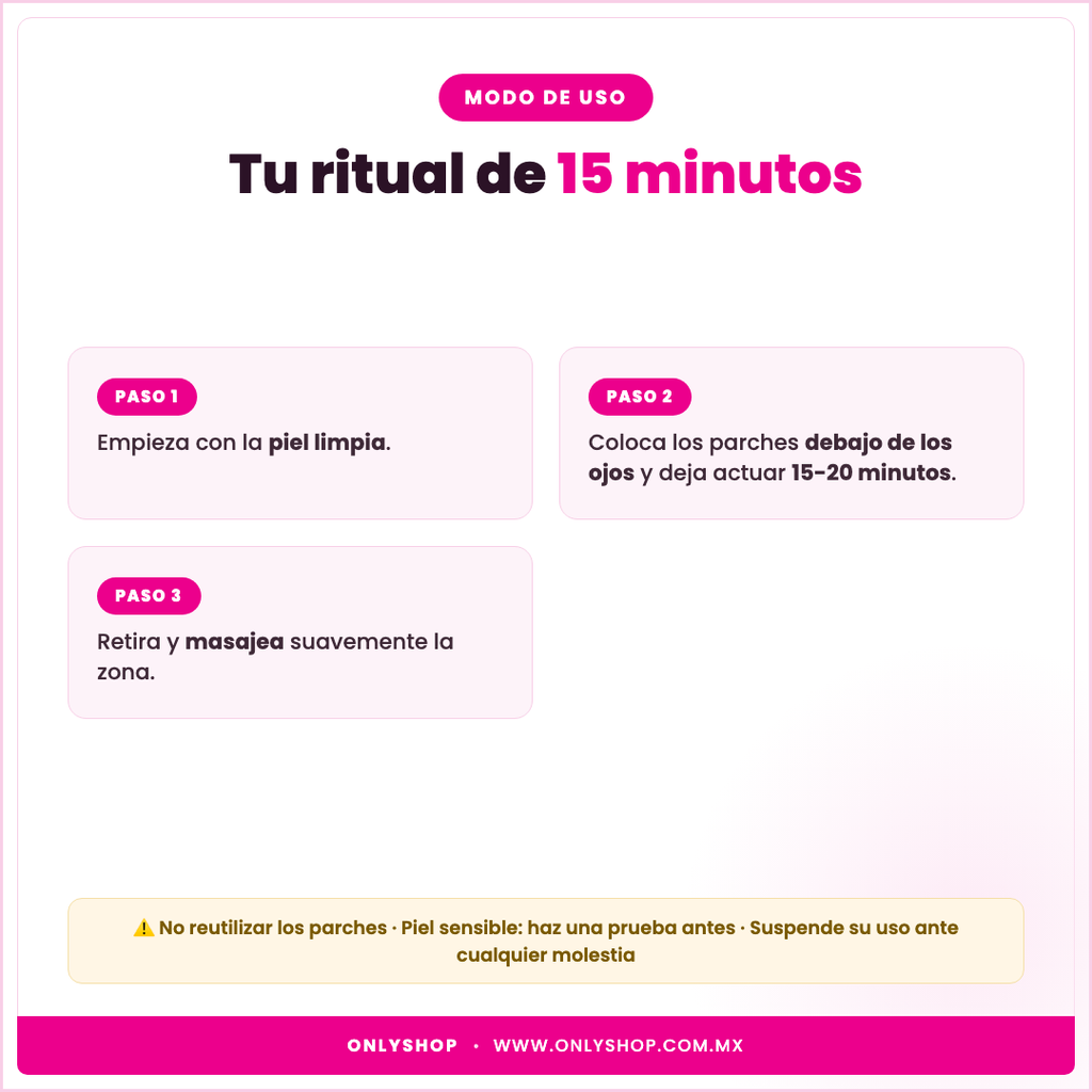 Parches Areum de hidrogel para ojos con ácido hialurónico