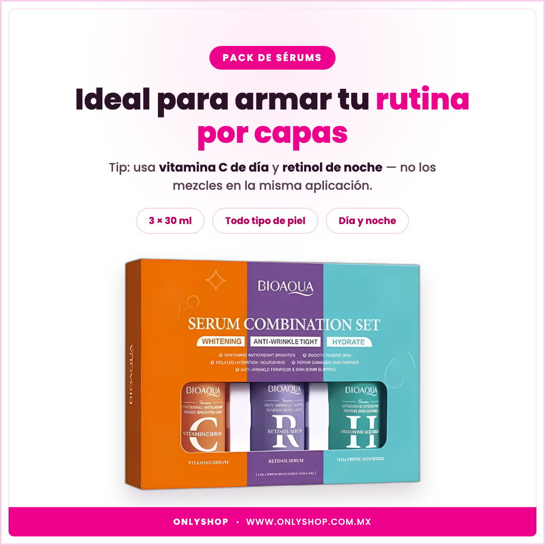 3 Sérums Bioaqua — ideal para | OnlyShop