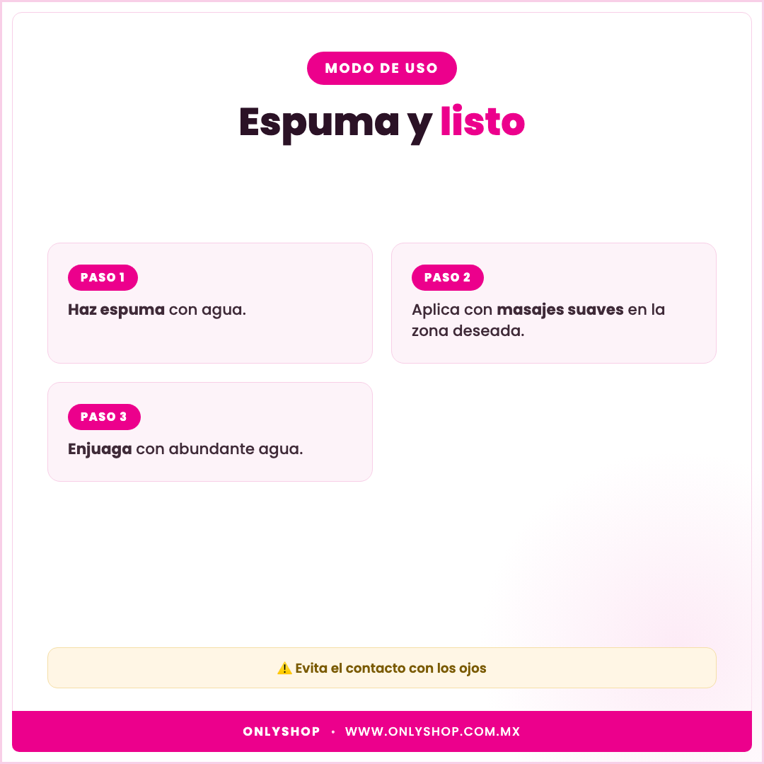 Jabón de Arroz Tailandés — modo de uso | OnlyShop