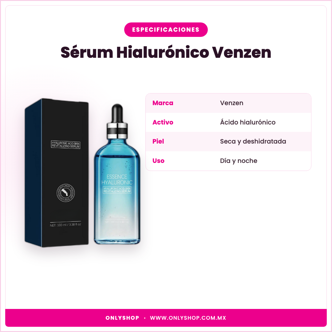 Sérum Ácido Hialurónico Venzen — especificaciones | OnlyShop