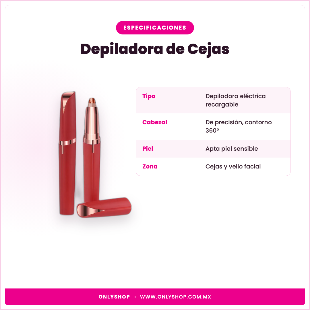Depiladora de Cejas Eléctrica — especificaciones | OnlyShop