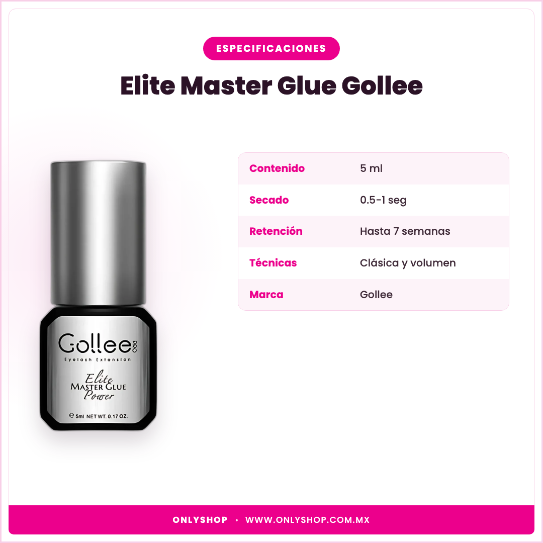 Elite Master Glue Gollee — especificaciones | OnlyShop