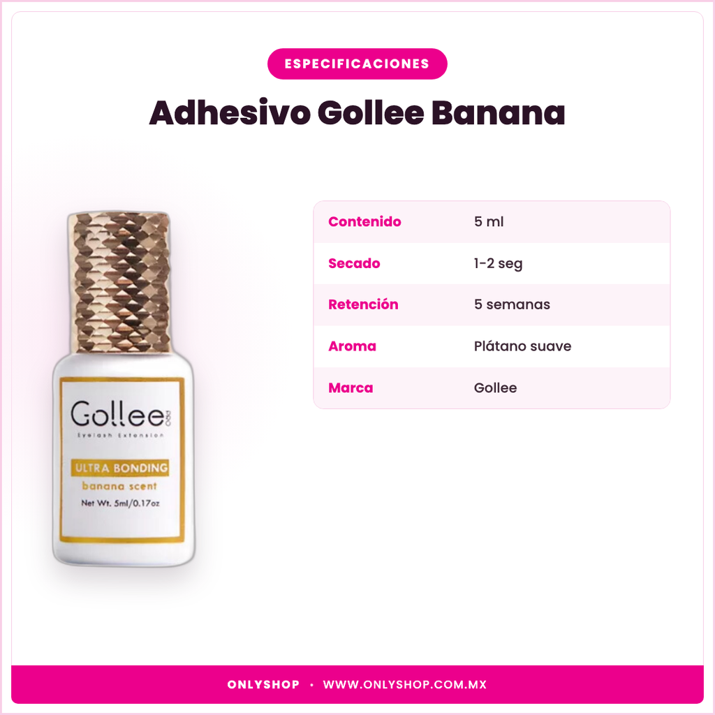 Adhesivo Gollee Banana — especificaciones | OnlyShop