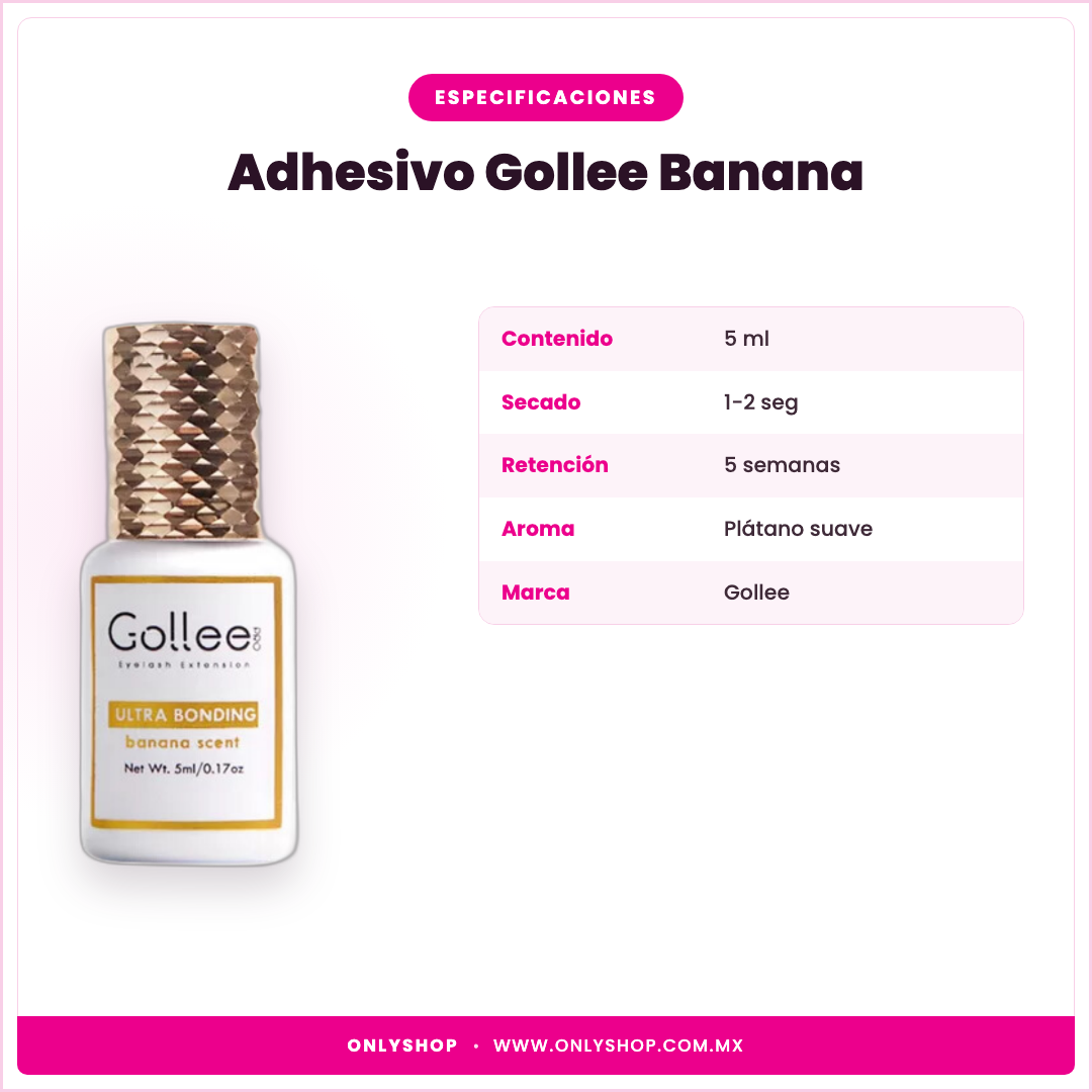 Adhesivo Gollee Banana — especificaciones | OnlyShop