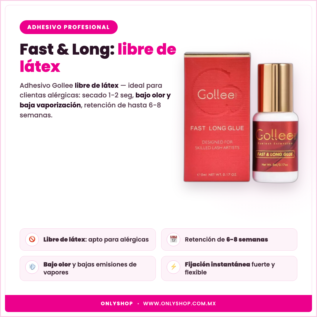Adhesivo Gollee Libre de Látex — descripción y beneficios | OnlyShop