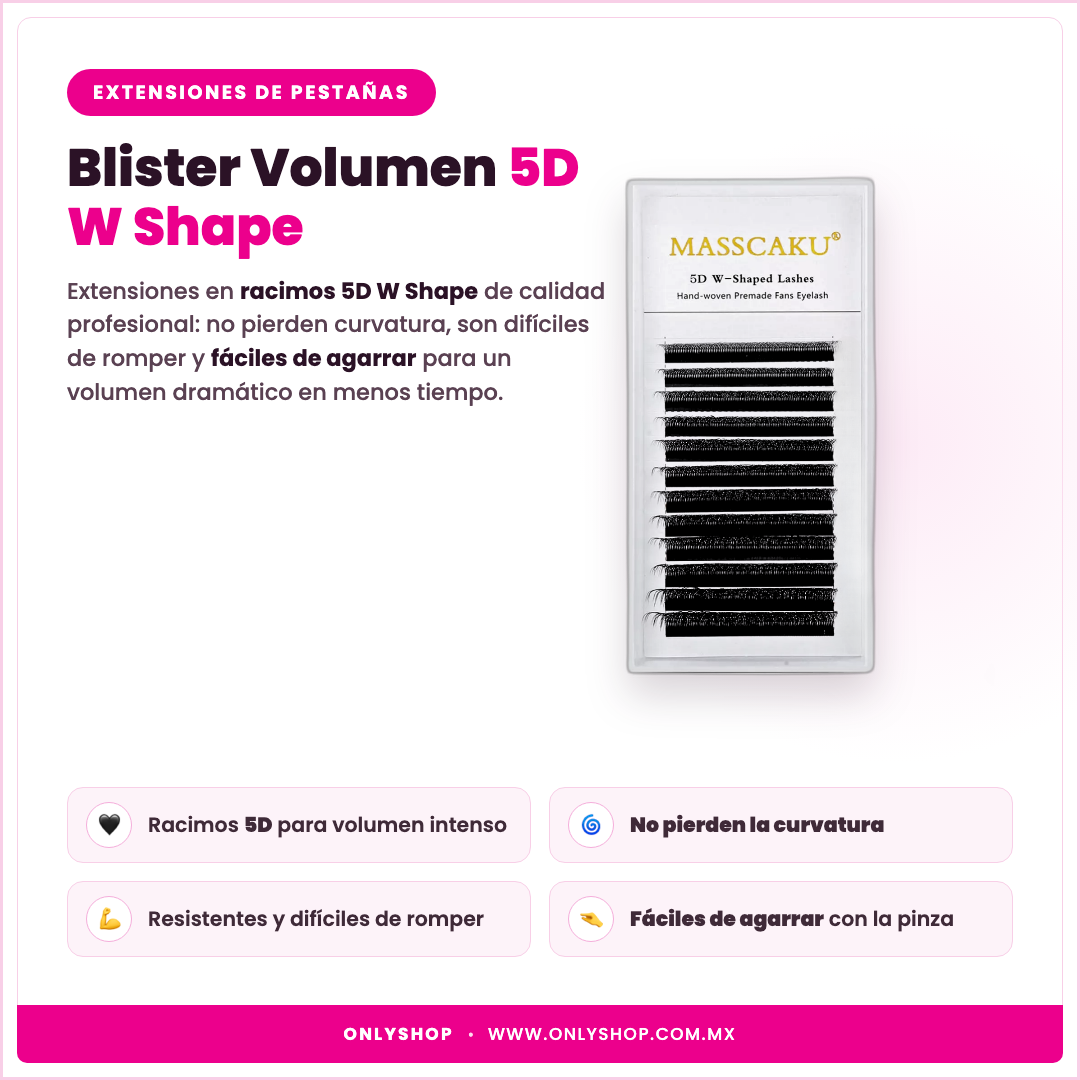 Blister 5D W Shape — descripción y beneficios | OnlyShop