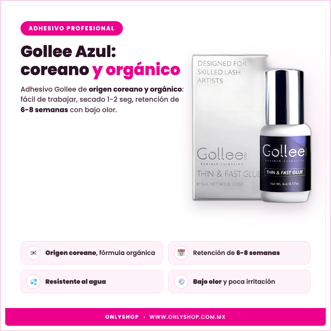 Adhesivo Gollee Azul — descripción y beneficios | OnlyShop