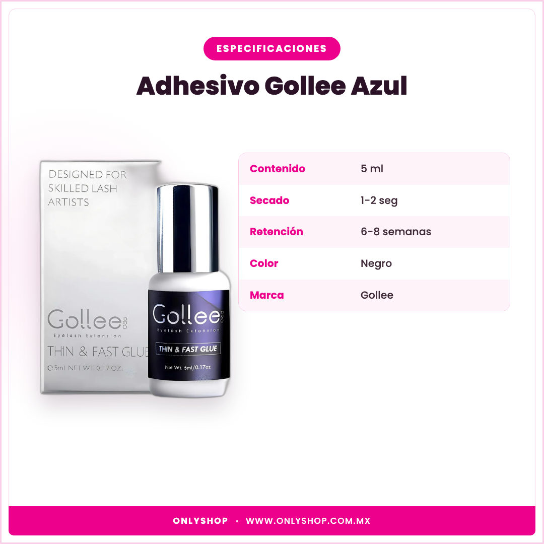 Adhesivo Gollee Azul — especificaciones | OnlyShop