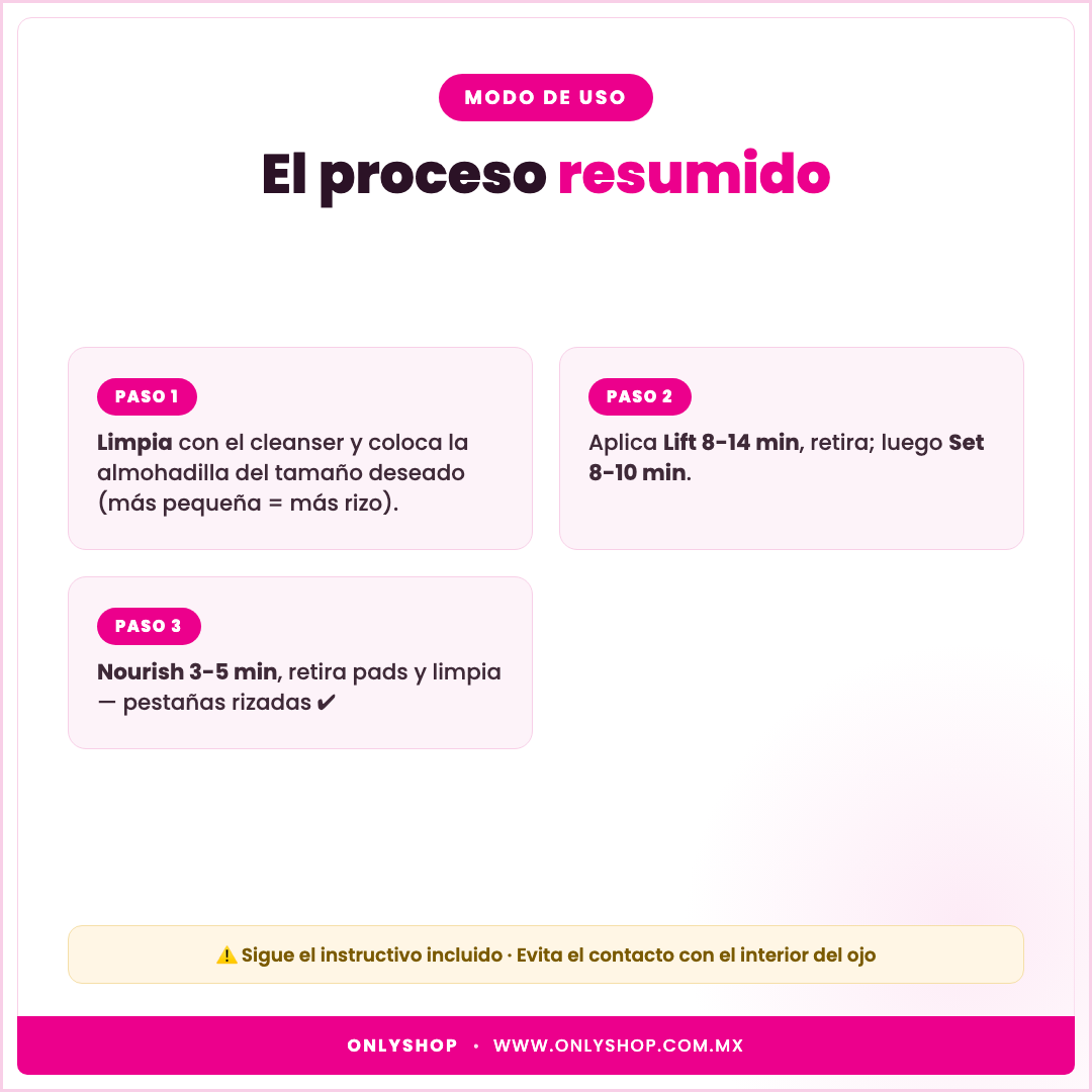 Kit Lash Lift Gollee — modo de uso | OnlyShop