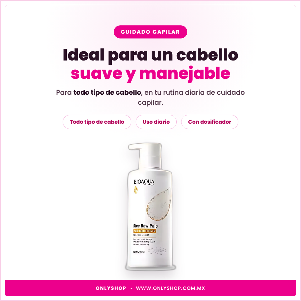 Acondicionador de Arroz Bioaqua — ideal para | OnlyShop