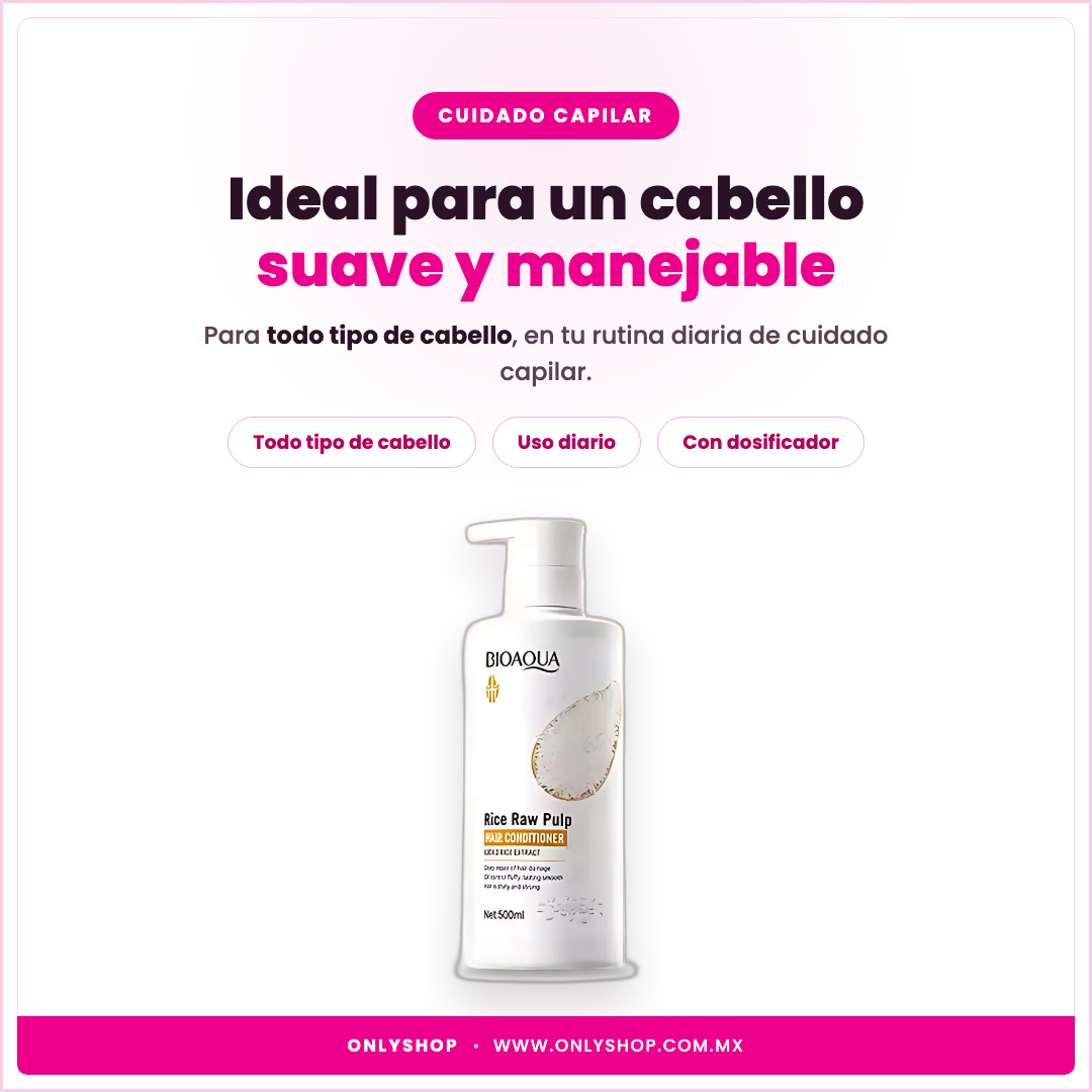 Acondicionador de Arroz Bioaqua — ideal para | OnlyShop