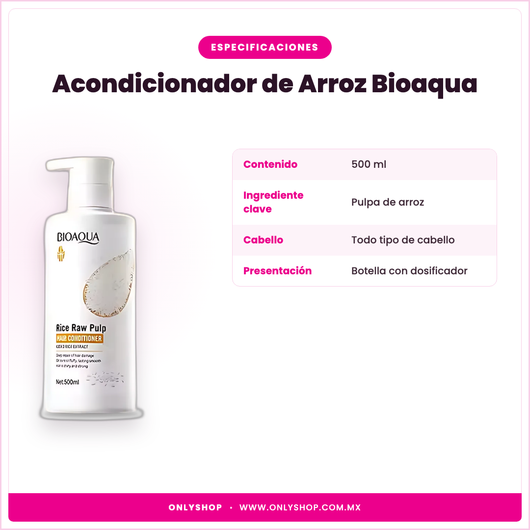 Acondicionador de Arroz Bioaqua — especificaciones | OnlyShop