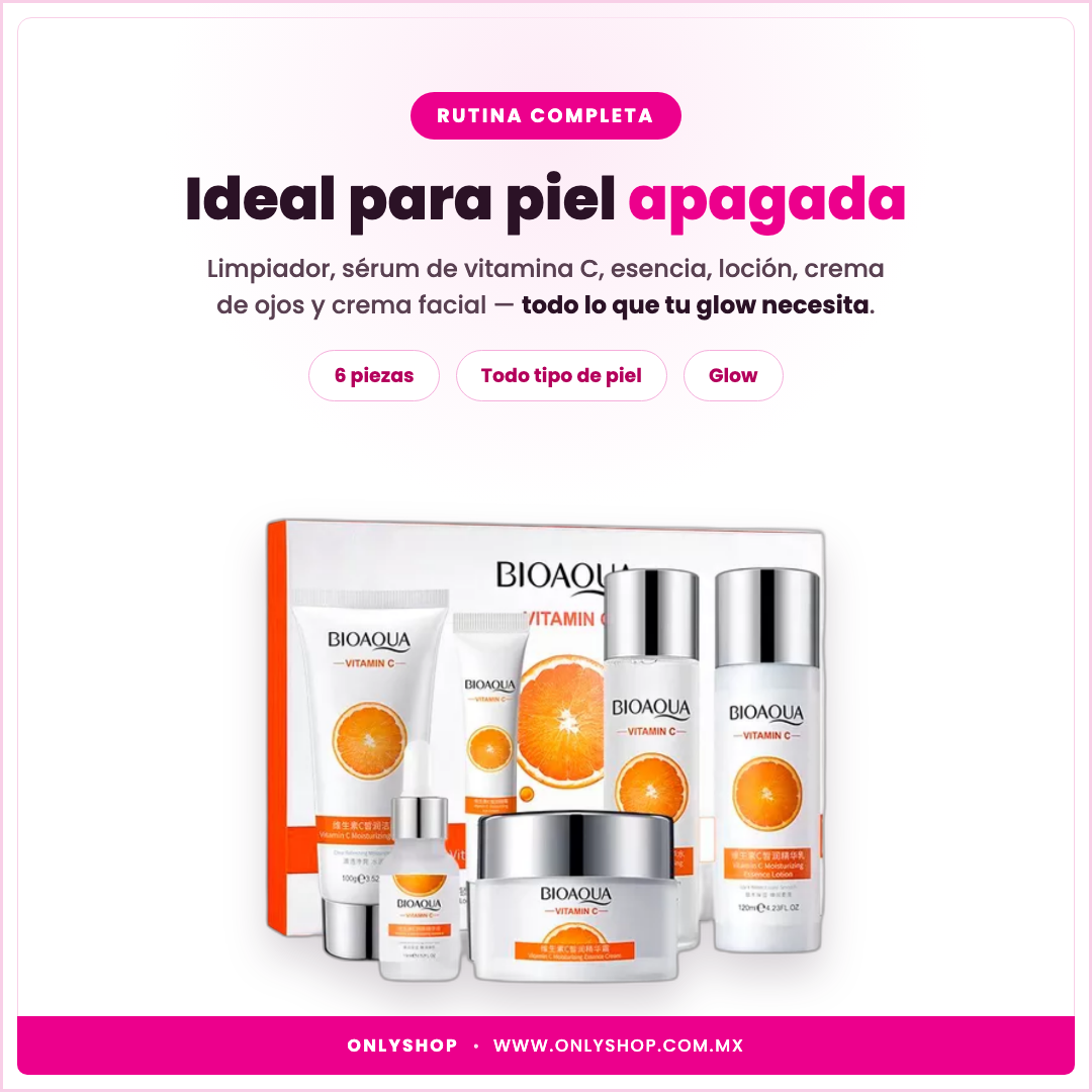 Kit Vitamina C Bioaqua — ideal para | OnlyShop