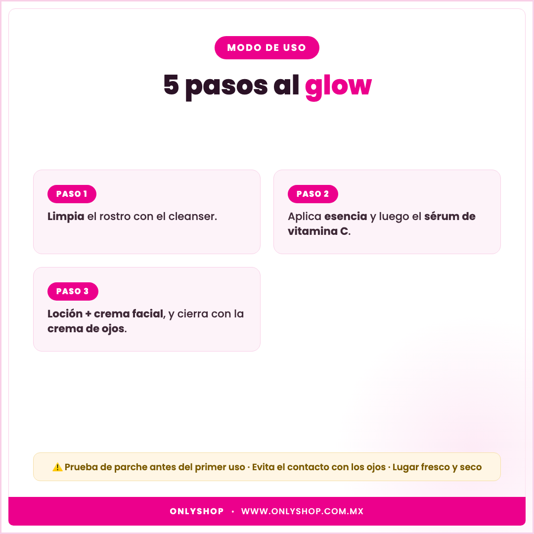 Kit Vitamina C Bioaqua — modo de uso | OnlyShop