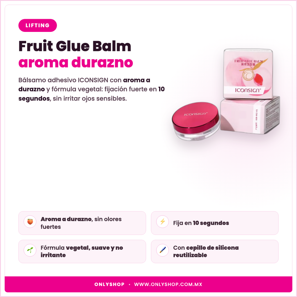 Fruit Glue Balm ICONSIGN — descripción y beneficios | OnlyShop