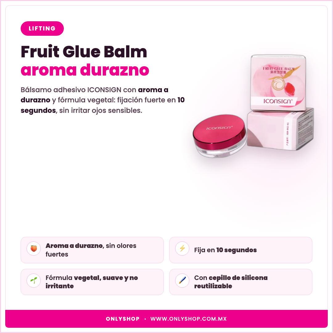 Fruit Glue Balm ICONSIGN — descripción y beneficios | OnlyShop