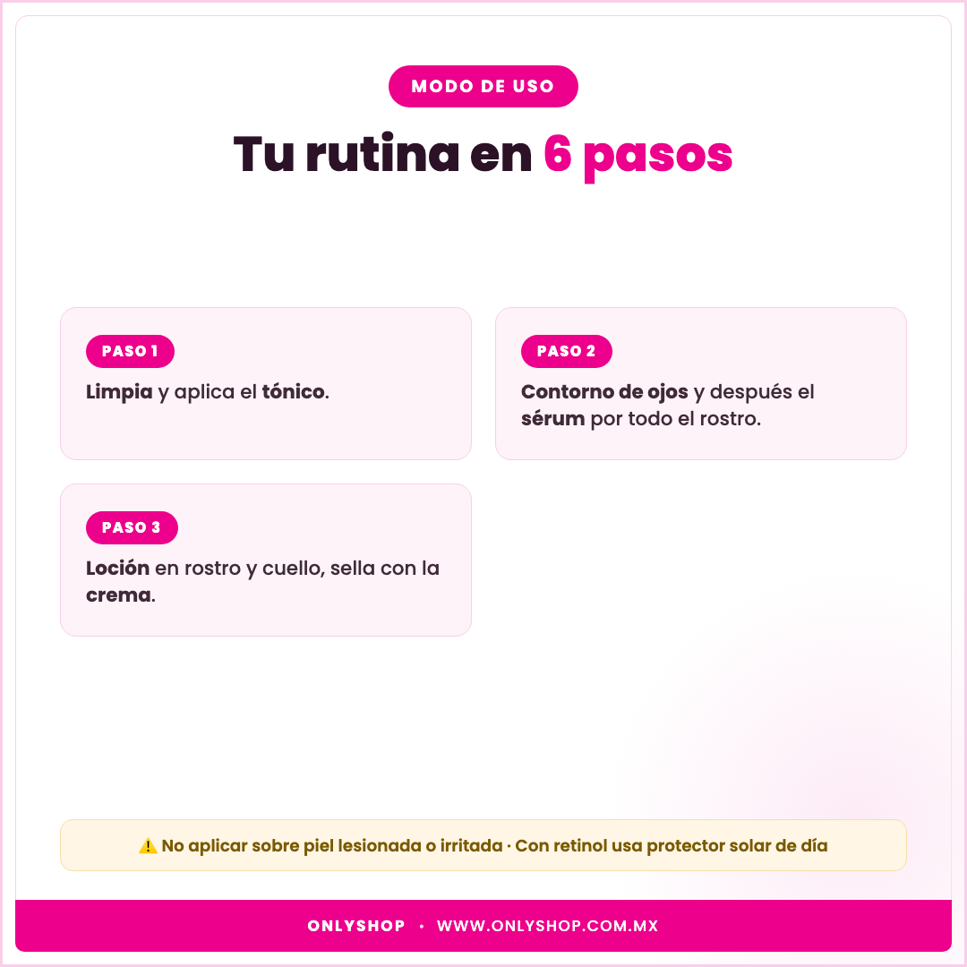Set Retinol Bioaqua — modo de uso | OnlyShop