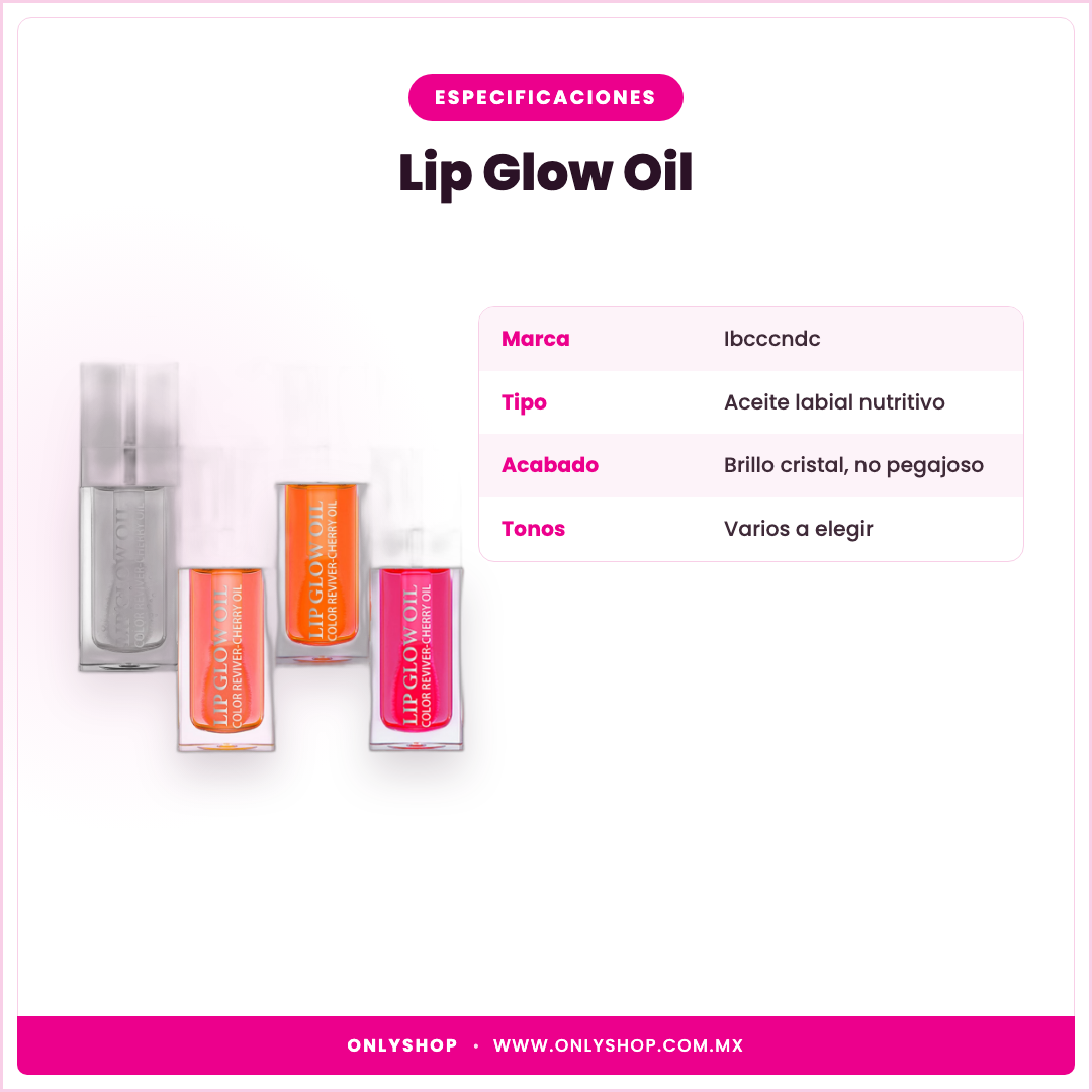 Lip Glow Oil — especificaciones | OnlyShop