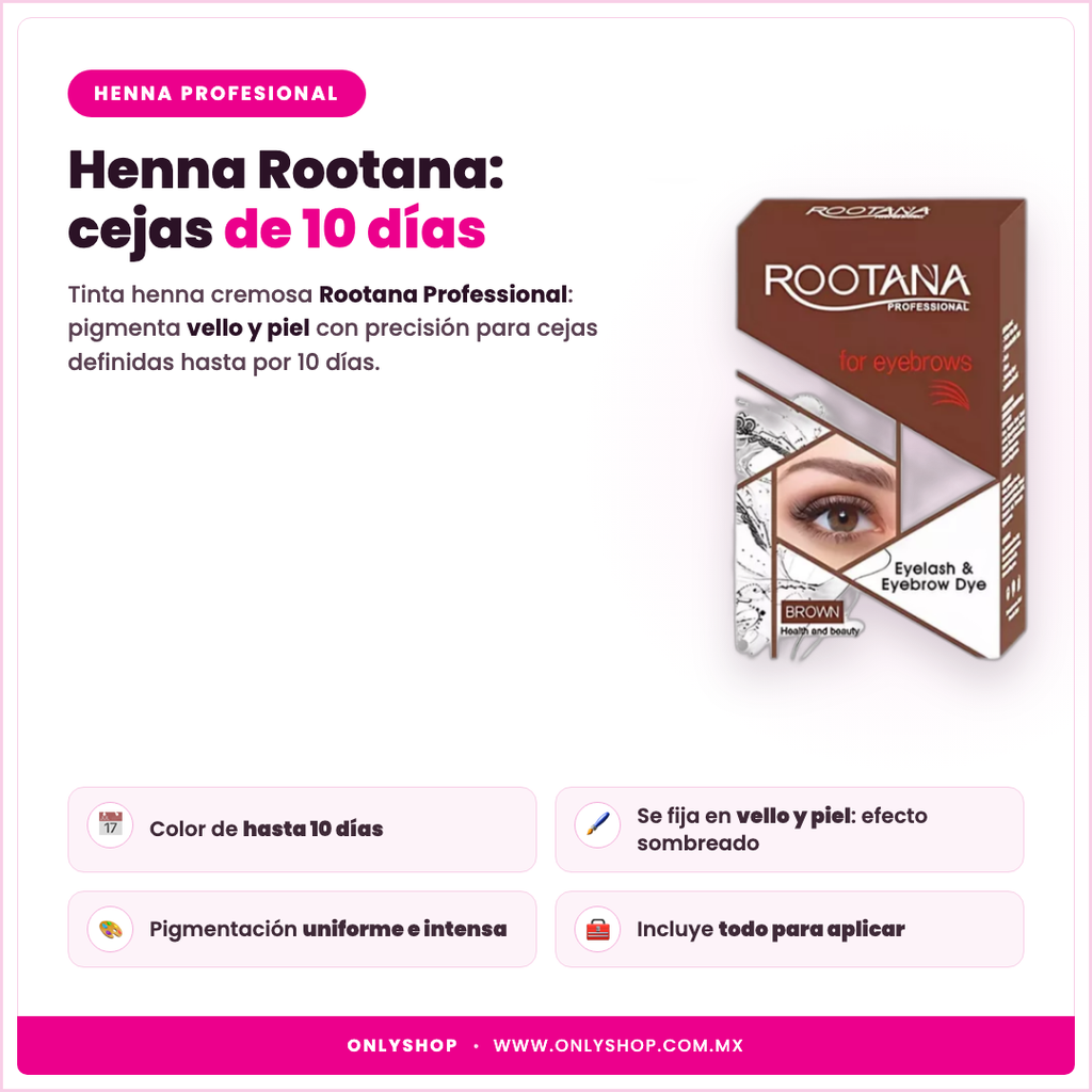 Gel Tinta Henna Rootana — descripción y beneficios | OnlyShop