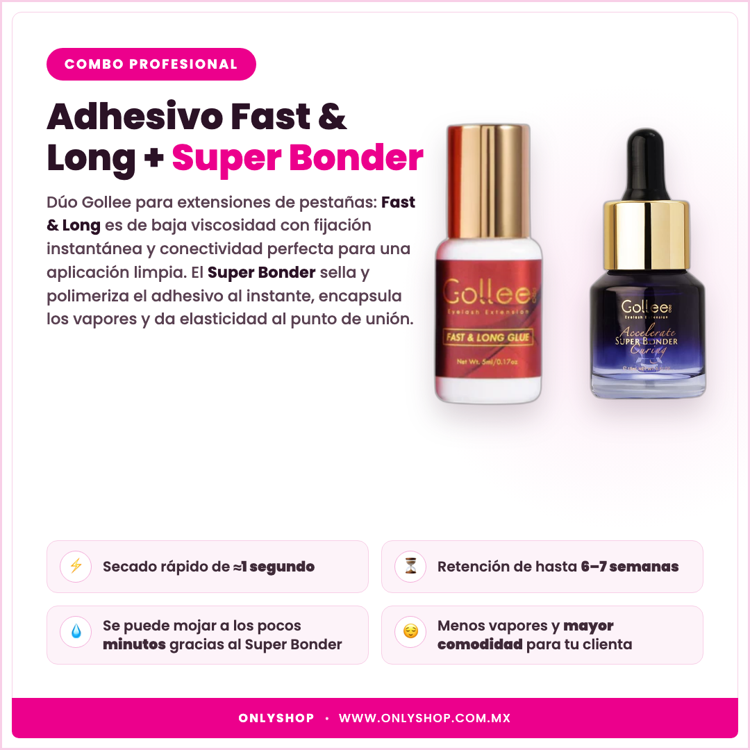 Adhesivo Fast & Long + Super Bonder — descripción y beneficios | OnlyShop